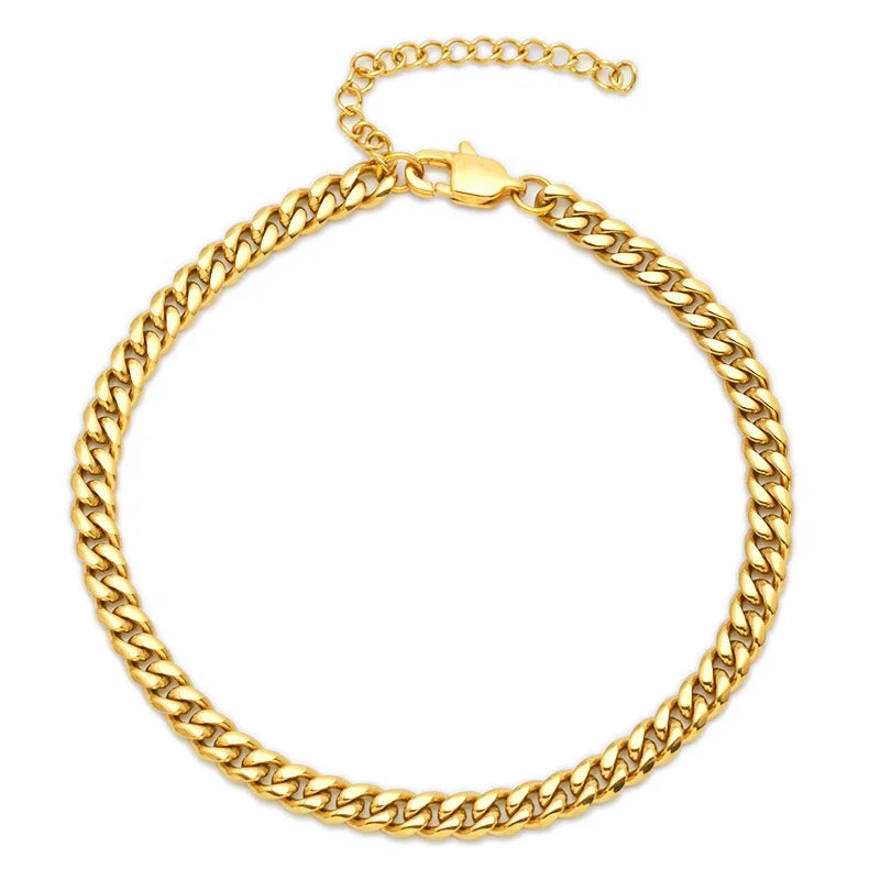 Cuban Link Anklet – HOUSE OF ANKLETS